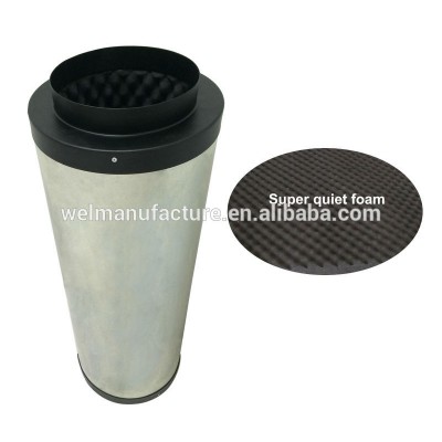 hydroponics inline duct fan silencer